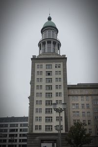 Exterior of building against clear sky