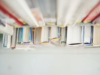 Close-up of books