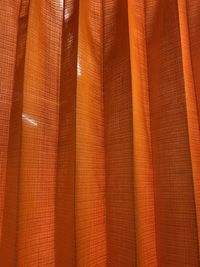 Curtain orange pattern