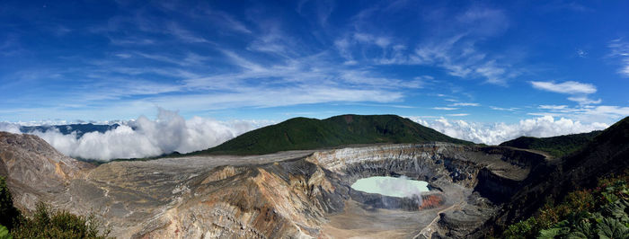 Panoramic view of landscape against sky