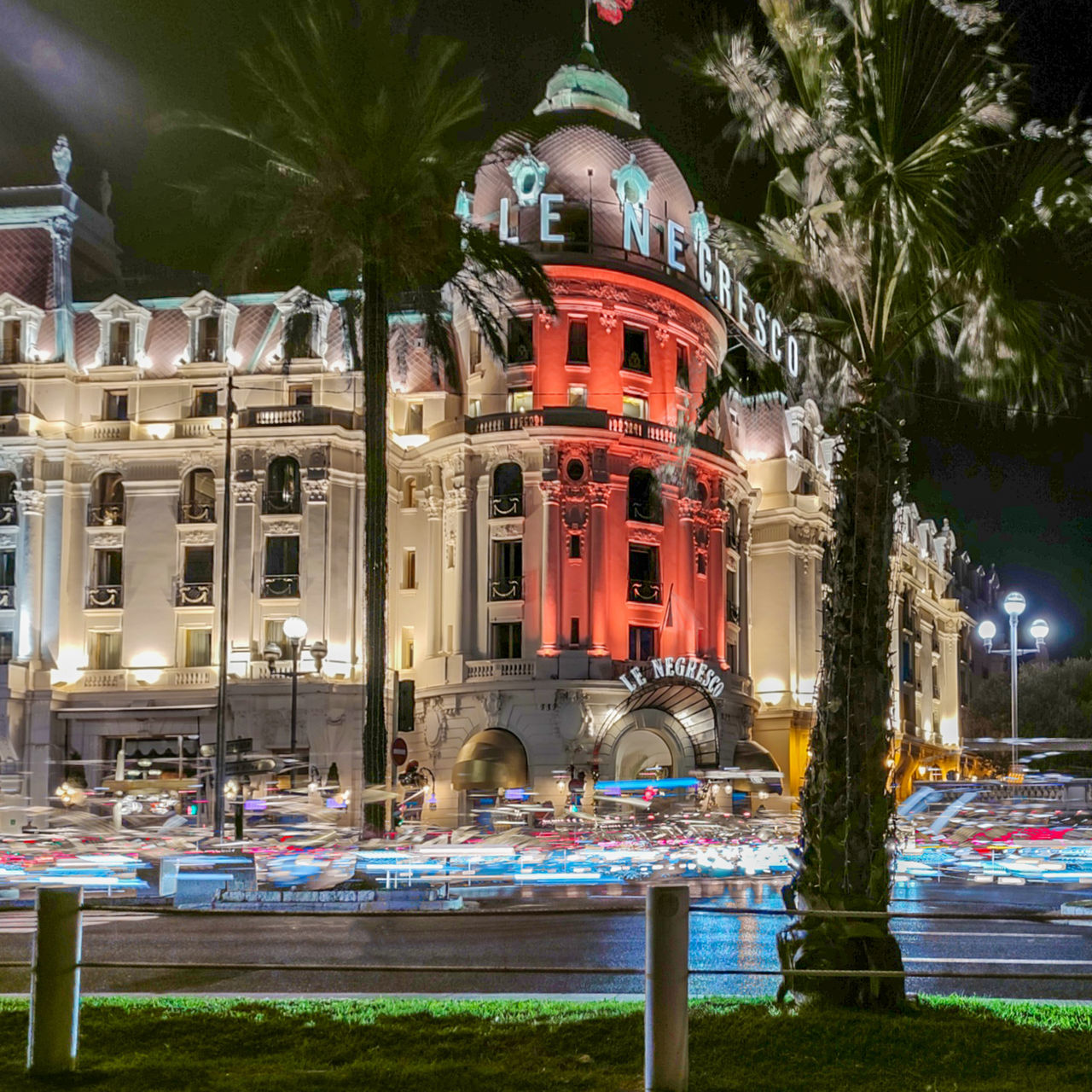 architecture, building exterior, built structure, night, landmark, illuminated, travel destinations, city, plant, tree, resort, nature, travel, building, town square, park, no people, outdoors, tourism, holiday, street, history, amusement park, the past, celebration