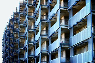 Low angle view of apartment building