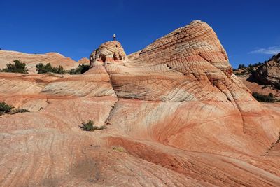 Scenic view of rock formations