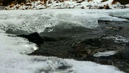 Rocks in water