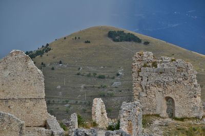 View of old ruins