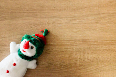 Close-up of stuffed toy on table