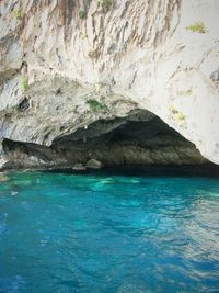 Rocks in sea