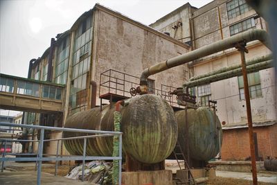 Low angle view of building against sky