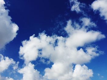 Low angle view of clouds in sky