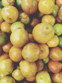 Full frame shot of fruits for sale at market stall