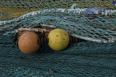 Close-up of fishing net