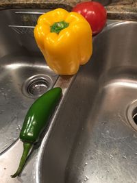 Close-up of tomatoes in plate