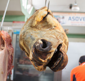 Close-up of a sculpture