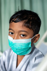 Close-up portrait of boy