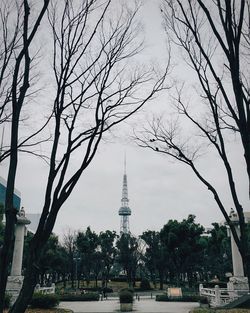 Building with eiffel tower in background