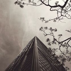 Low angle view of building against sky