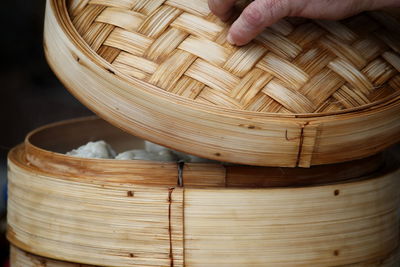 Close-up of wooden plank