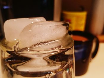 Close-up of drink on table