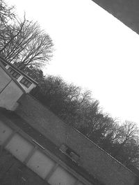 Built structure with trees in background