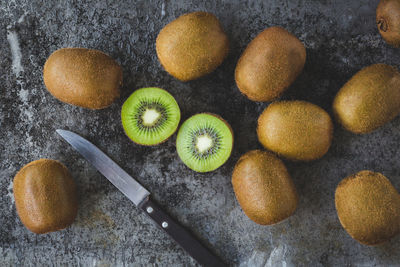 Directly above shot of fruits in container