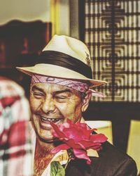 Portrait of young woman