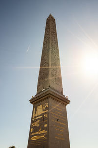 Low angle view of historical building against sky