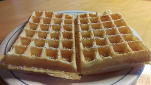 Close-up of sweet food on plate