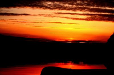 Scenic view of sky at sunset