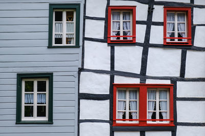 Full frame shot of red building