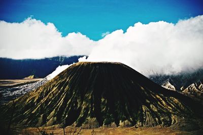 Mt bromo against sky