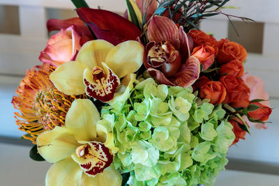 Close-up of rose bouquet