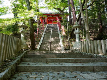 Staircase leading towards temple