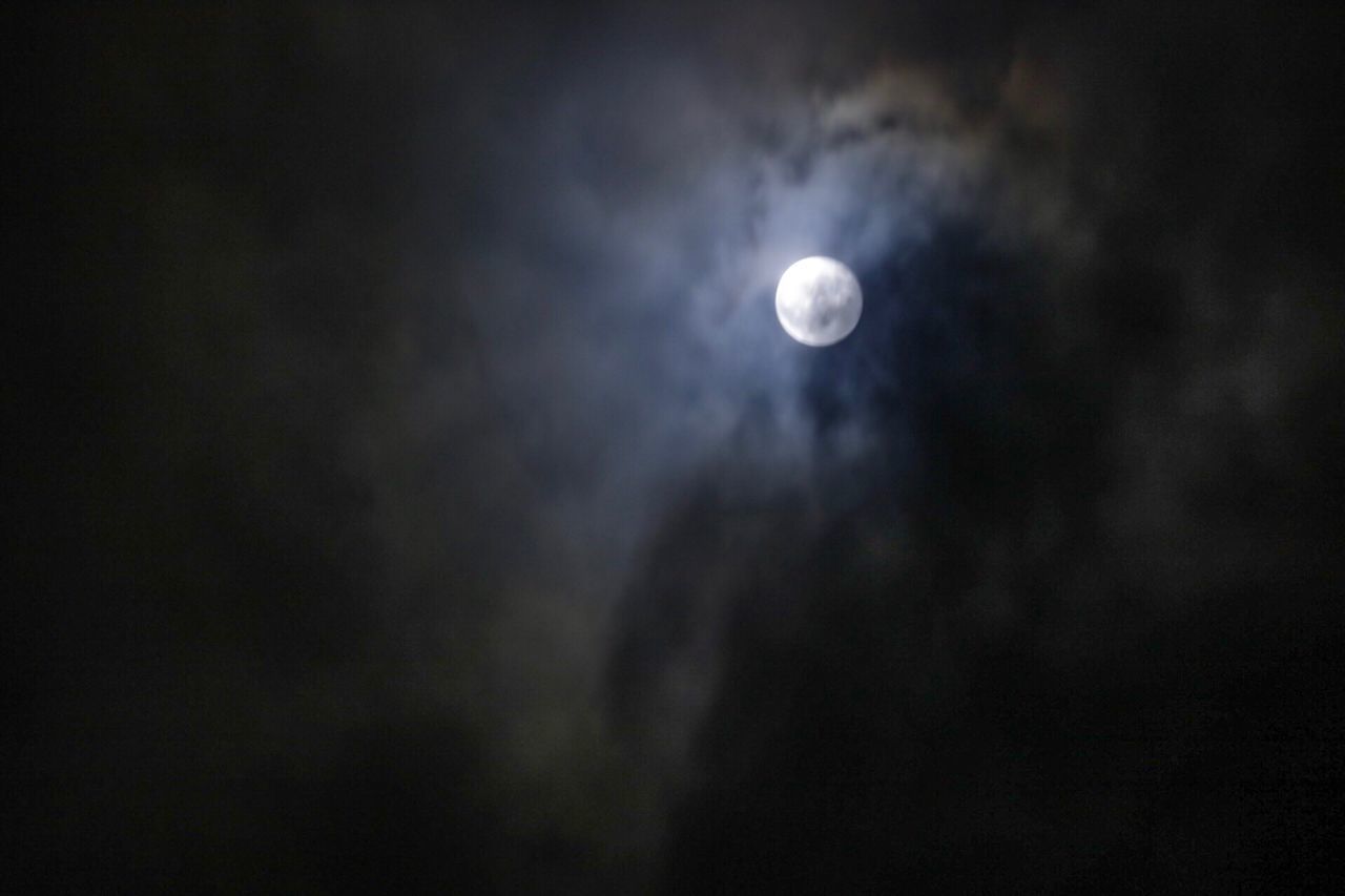 LOW ANGLE VIEW OF MOON AGAINST SKY