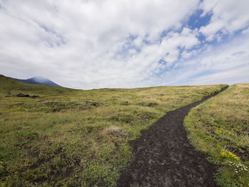 Scenic view of landscape against sky