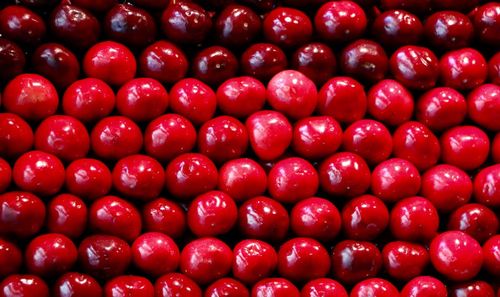 Full frame shot of strawberries