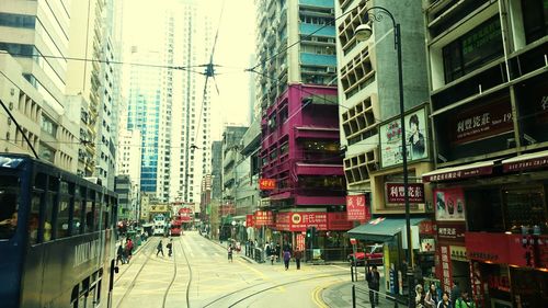 View of buildings in city