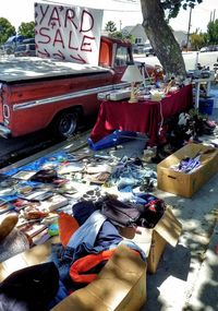 Full frame shot of market stall for sale