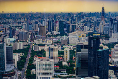 Aerial view of cityscape