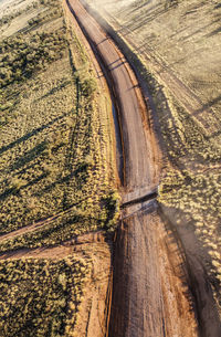 High angle view of landscape