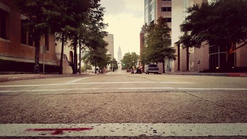View of city street