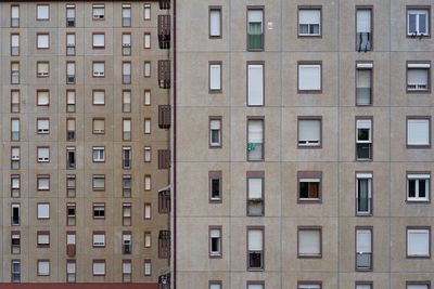 Full frame shot of residential building