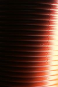 Close-up of spiral pattern against blurred background