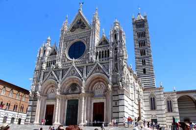 View of cathedral against clear sky