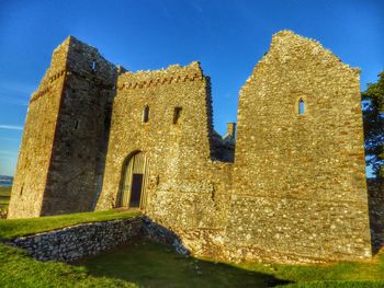 Castle against blue sky