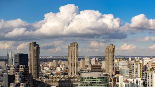 Cityscape against sky