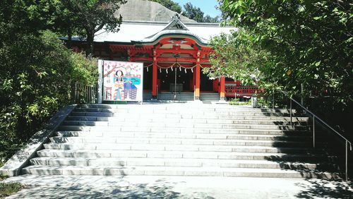 Entrance of building