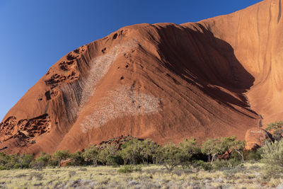 Scenic view of desert against sky