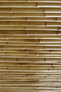 Full frame shot of bamboo roof