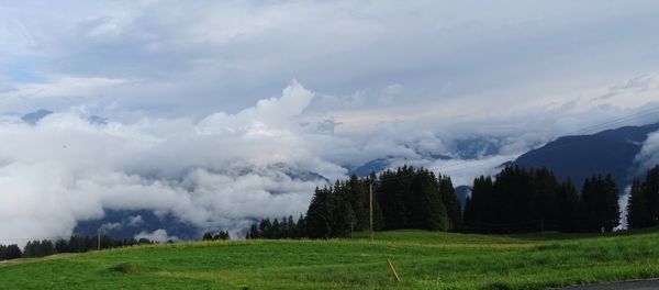 Scenic view of landscape against sky