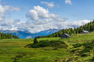 Scenic view of landscape against sky